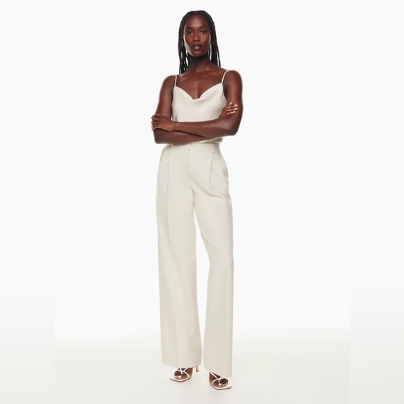 Aritzia Babaton Cowlneck Satin Cami - Picture 3 of 5